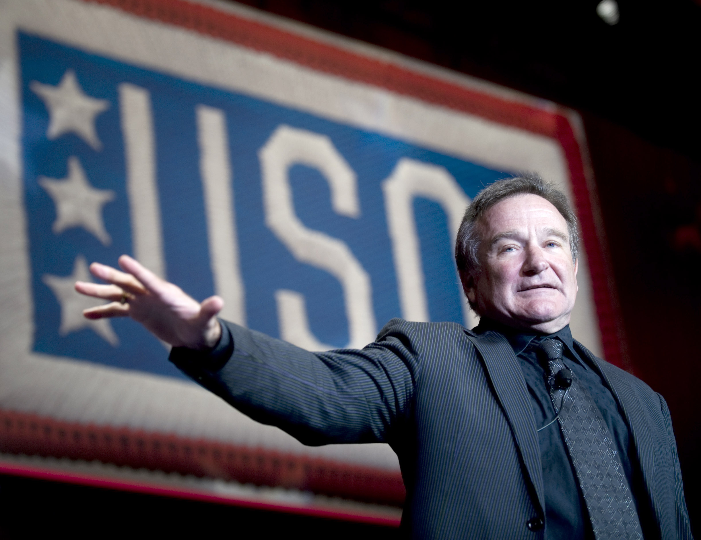 Robin Williams at USO Gala